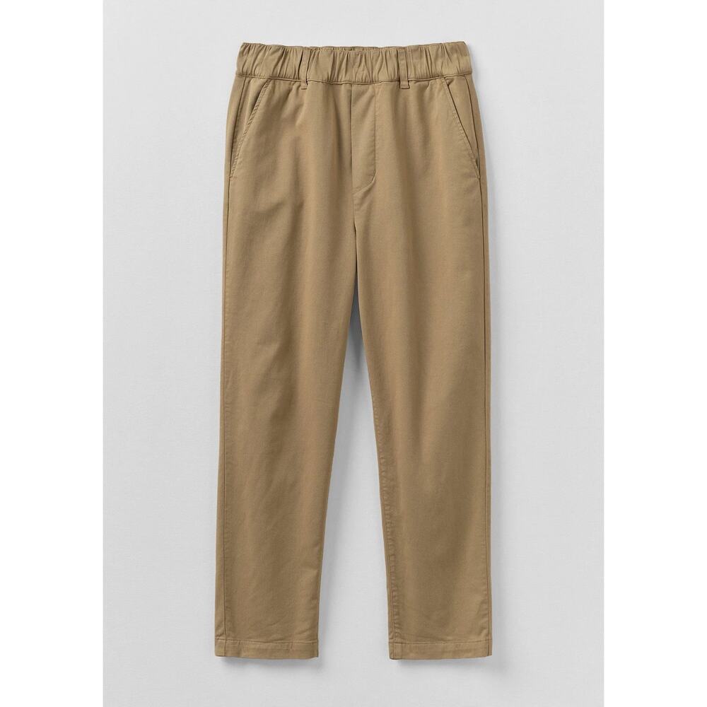 Toast Gabi Cotton Pull On Pants in Ash Brown - Picture 4 of 11